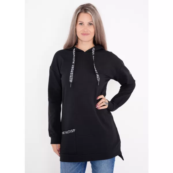  Ženski pulover ALTISPORT DAVINIA ČRNA 