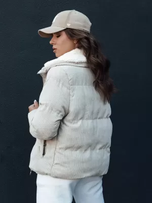 Ženska jakna DSTREET TRENDYGLAM TY4358 BEŽ