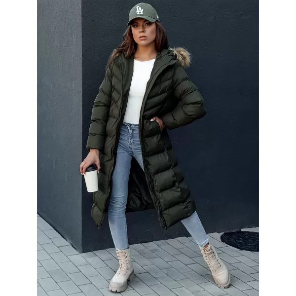  Plašč DSTREET LUXWARM TEMNO ZELENA 