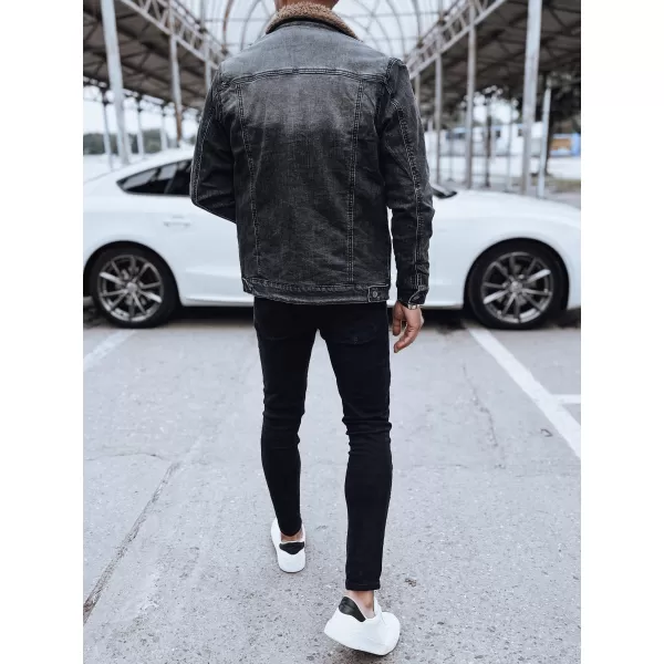  Moška jakna jeansa DSTREET tx4725 ČRN 