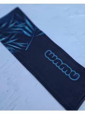 Otroški športni naglavni trak MONSTERA BLACK WAMU