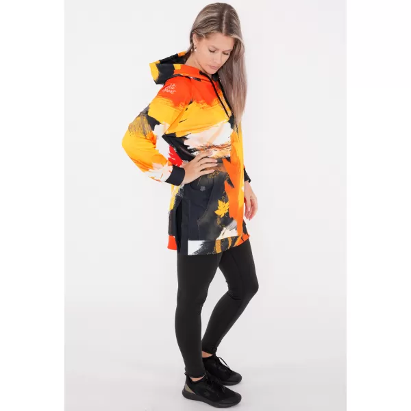  Ženski funkcionalni podaljšani pulover premium ALTISPORT VOJ/ALW019MI03 ORANŽNA 