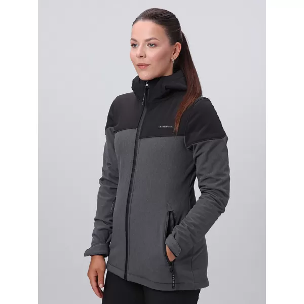  Ženska softshell jakna LOAP LUDYSA TEMNO SIVA 
