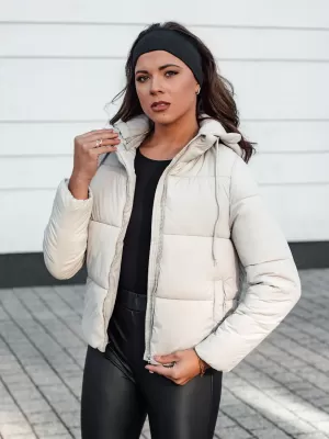 Ženska jakna DSTREET NORDPUFF SVETLO SIVA