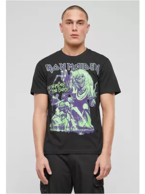 Moška majica s kratkimi rokavi BRANDIT IRON MAIDEN BD61050 ČRNA