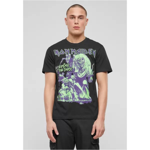  Moška majica s kratkimi rokavi BRANDIT IRON MAIDEN BD61050 ČRNA 