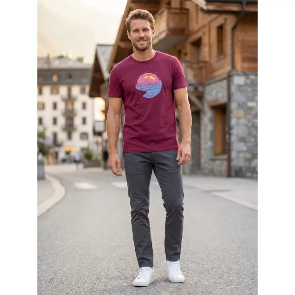  Moška majica s kratkimi rokavi ALTISPORT ALM186129 FUKSIJA 