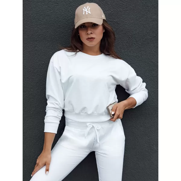  Damske trenirke DSTREET CASUALVIBE BELA 