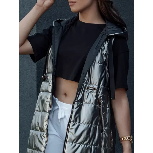  Telovnik DSTREET PIXIECODE TY4437 TEMNO SIVA 