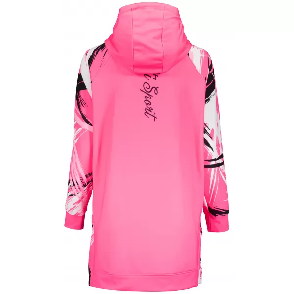  Ženski funkcionalni podaljšani pulover premium ALTISPORT VOJ/ALW039MI03 FLUO ROZA 