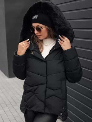 Ženska jakna DSTREET FIXMIX ČRN