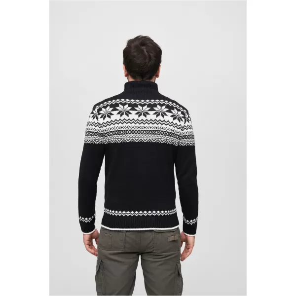  Moška jopica BRANDIT CARDIGAN NORWEGER BD5030 ČRN 