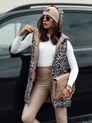 Ženski brezrokavnik DSTREET ELEGANCIO CARAMEL Dstreet1