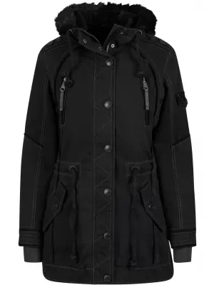 Ženska parka BRANDIT BD33122 ČRNA