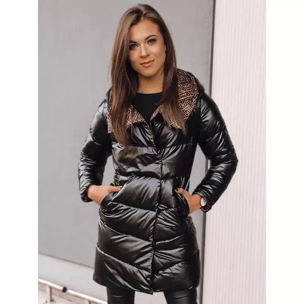  Ženska jakna DSTREET DELSY LONG TY3481 ČRN 