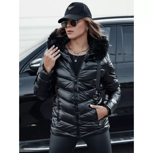  Ženska jakna DSTREET MIRIAL ty4574 ČRN 