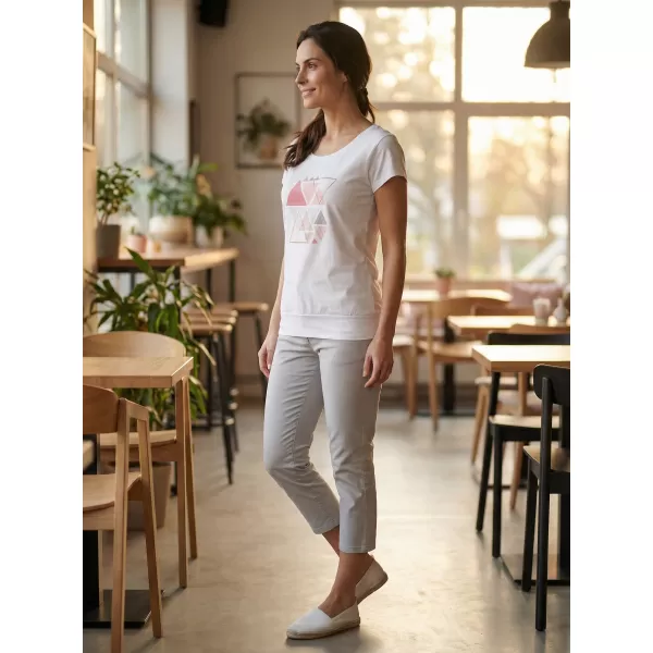  Ženska majica s kratkimi rokavi ALTISPORT ALW185120 BELA 
