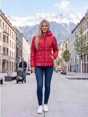 Ženska jakna ALTISPORT DARCIA RDEČA