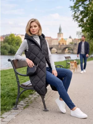 Ženski telovnik ALTISPORT DANIELA ČRNA