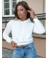 Damske trenirke DSTREET TRENDHOOD BY1310 BELA