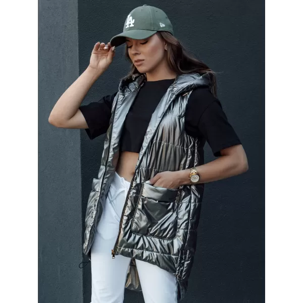  Telovnik DSTREET JESS TY4446 TEMNO SIVA 
