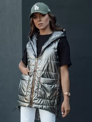 Telovnik DSTREET JESS TY4446 TEMNO SIVA
