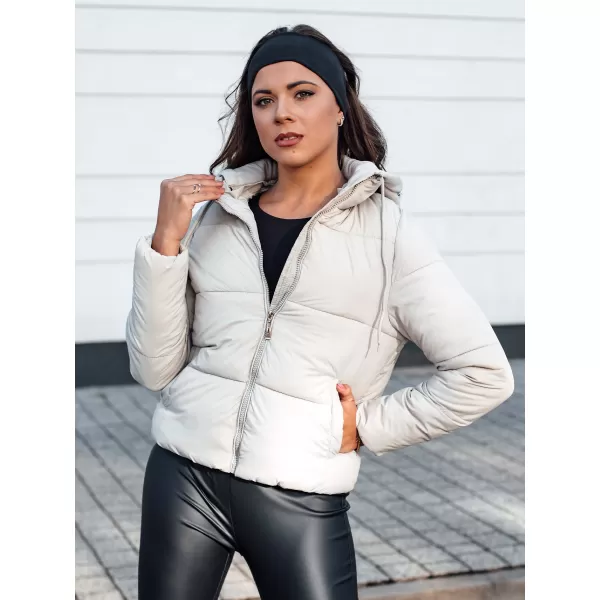  Ženska jakna DSTREET NORDPUFF SVETLO SIVA 