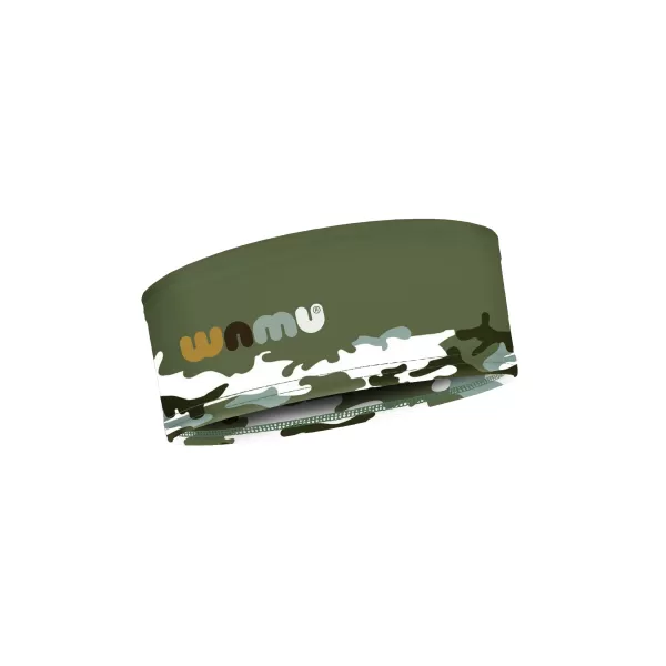 Otroški športni naglavni trak CAMOUFLAGE KHAKI WAMU 