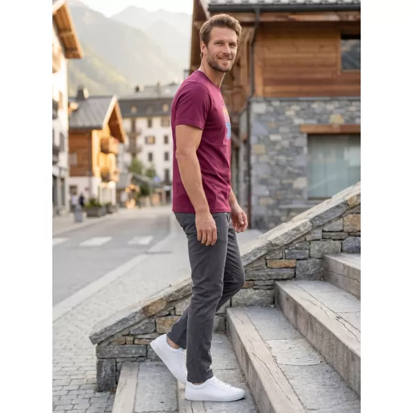  Moška majica s kratkimi rokavi ALTISPORT ALM186129 FUKSIJA 