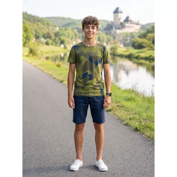  T -majica BRANDIT T BD6017 ŠVEDSKI CAMO 