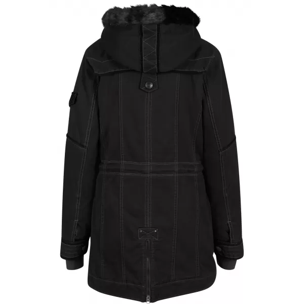  Ženska parka BRANDIT BD33122 ČRNA 