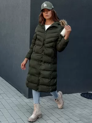 Plašč DSTREET LUXWARM TEMNO ZELENA