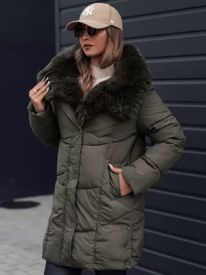 Zimski plašč DSTREET MORISIO ZELENO