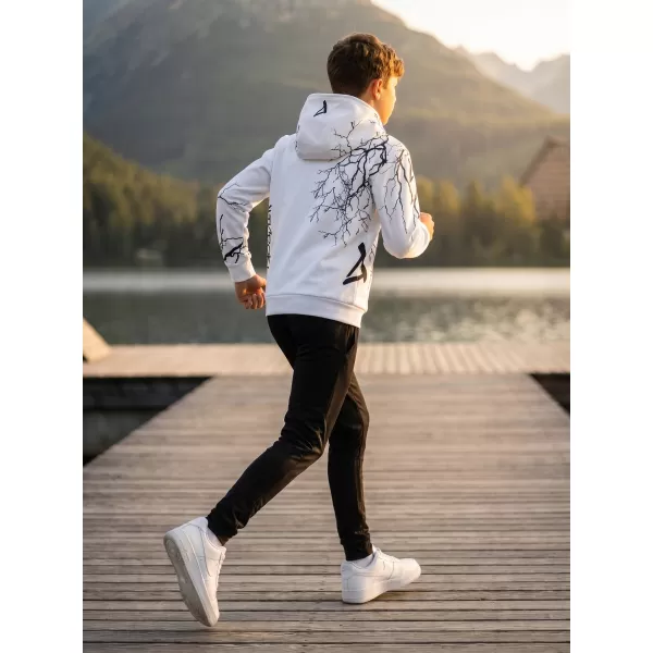  Otroški premium funkcionalni pulover ALTISPORT VOJ/ALK004MI01 BELA 