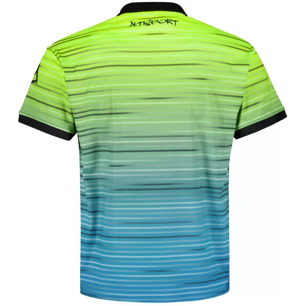  Moška funkcionalna majica z vrhunskim ovratnikom ALTISPORT VOJ/ALM031TR05 NEON RUMENA/KEROZIN 