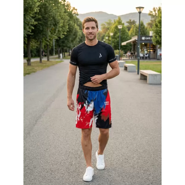  Moške premium funkcionalne kratke hlače brez žepov ALTISPORT VOJ/ALM036KRA02 PROGE 