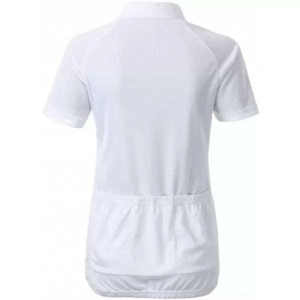  Ženski kolesarski dres ALTISPORT NoPrint NP/ALW115NJ BELA 