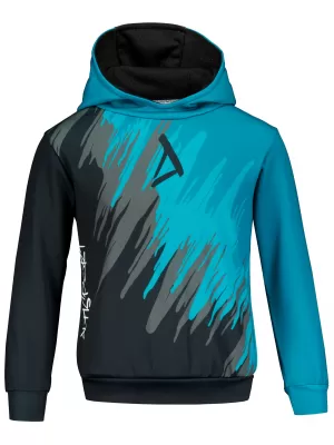 Otroški premium funkcionalni pulover ALTISPORT VOJ/ALK006MI01 ČRNA/KEROZIN
