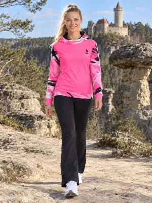 Ženski vrhunski funkcionalni pulover ALTISPORT VOJ/ALW039MI01 FLUO ROZA