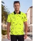Moška funkcionalna majica z vrhunskim ovratnikom ALTISPORT VOJ/ALM034TR05 NEON RUMENA