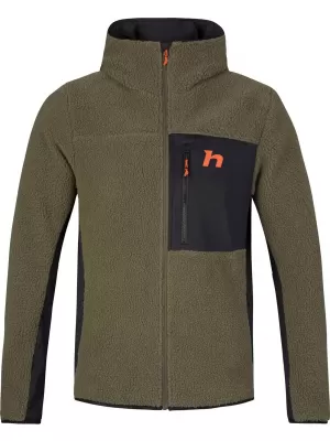 Moški pulover HANNAH KODIAK HOODY BRŠLJAN ZELENA/ANTRACIT