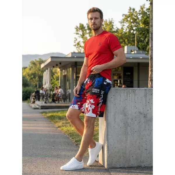  Moške premium funkcionalne kratke hlače brez žepov ALTISPORT VOJ/ALM036KRA02 MADEŽI 