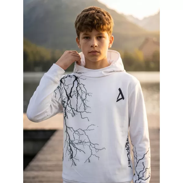  Otroški premium funkcionalni pulover ALTISPORT VOJ/ALK004MI01 BELA 