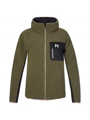 Ženski pulover HANNAH KOALA HOODY BRŠLJAN ZELENA/ANTRACIT