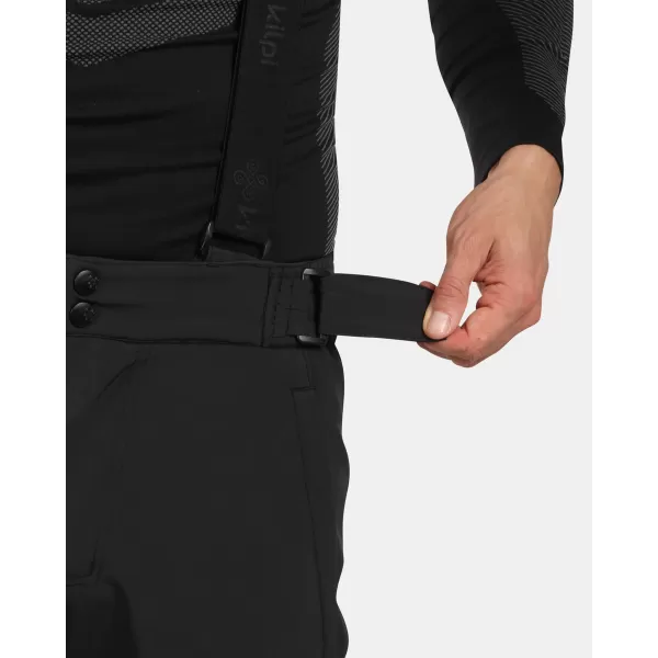  Moške smučarske hlače softshell KILPI RHEA-M WM0409KI ČRNA 