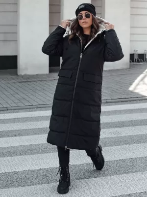 Plašč DSTREET GLAMPUFF TY4606 ČRN