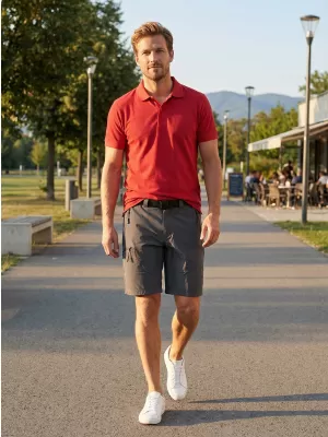 Moške kratke hlače ALTISPORT NoPrint NP/ALM4021NJ OGLJIK
