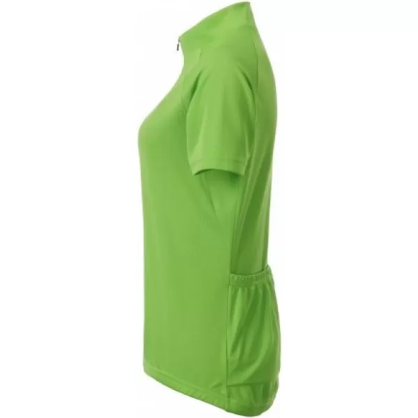  Ženski kolesarski dres ALTISPORT NoPrint NP/ALW115NJ ZELENA LIMETA 