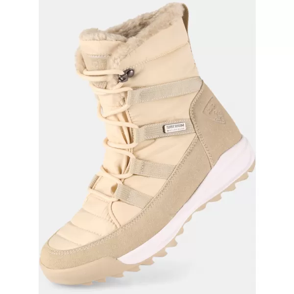  Ženski snežaki KILPI CANDY HIGH WP-W WL0959KI BEŽ 