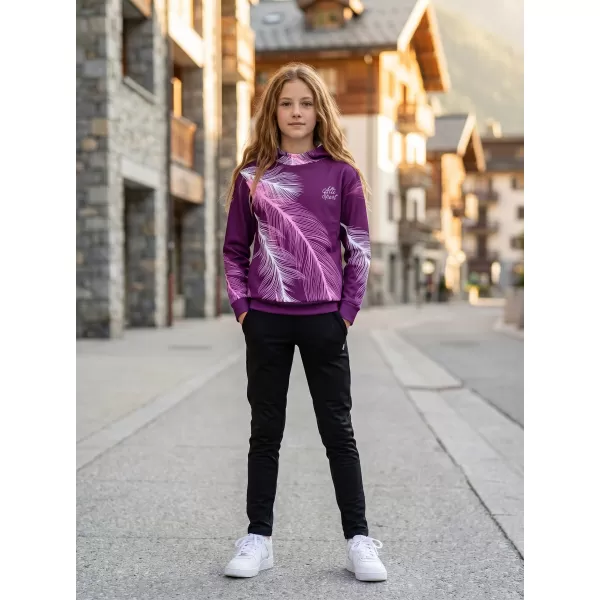  Otroški premium funkcionalni pulover ALTISPORT VOJ/ALK001MI01 FUKSIJA 